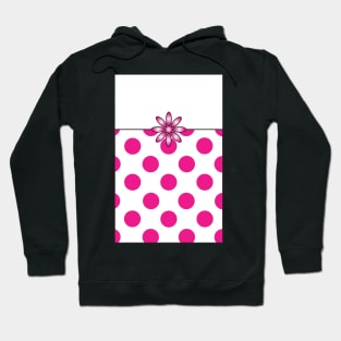 The Katy Phone / Pink Peppermint Polka Dot Hoodie